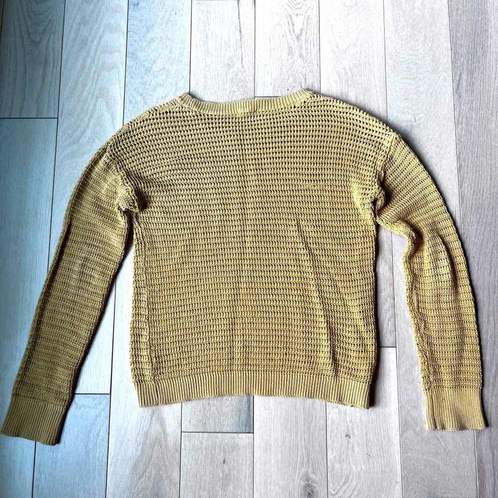 Yellow sweater large